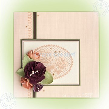 Picture of Foam flowers & lace clearstamps
