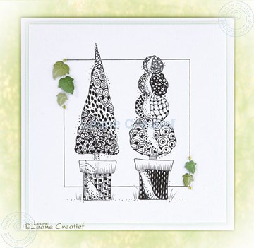 Picture of Doodle stamp conifers