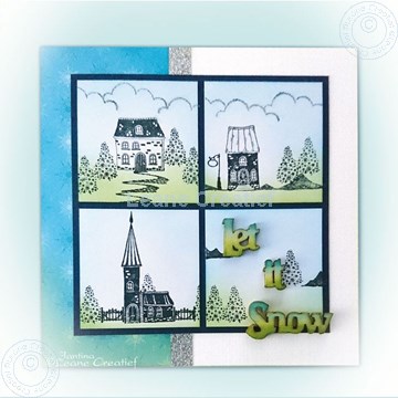 Picture of Playfull houses combi stamps