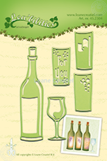 Image sur Wine bottle & glass