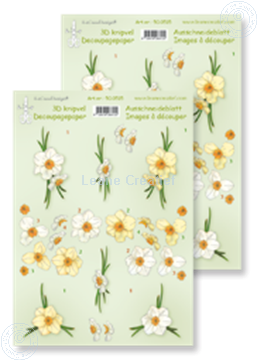 Picture of LeCreaDesign® decoupage papers Daffodils