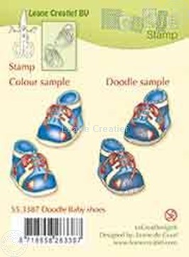Image de Doodle stamp Baby shoes