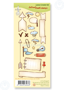 Image de Clear stamp Banners, arrows & icons