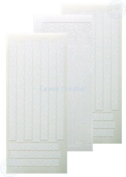 Afbeeldingen van LeCreaDesign® Lace sticker wit