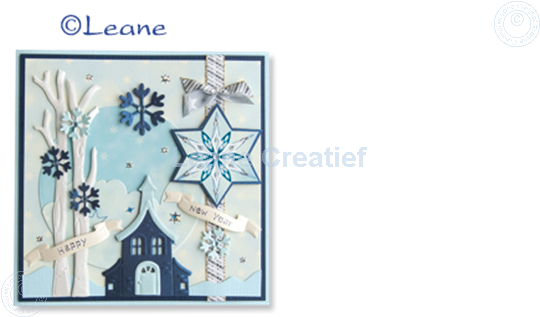 Image sur Star Sticker Christmas white