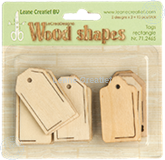 Picture of Woodshapes Tags rectangle