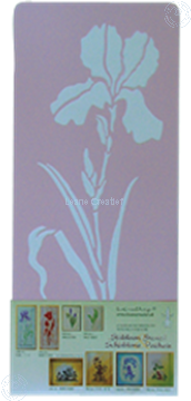 Afbeeldingen van LeCreaDesign® Sjabloon Iris groot