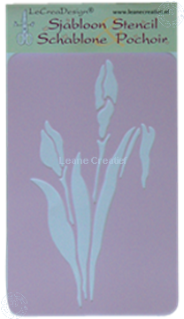 Afbeeldingen van LeCreaDesign® Sjabloon Iris klein