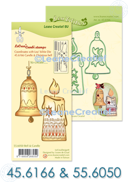 Picture of Set Lea'bilitie & Clearstamp Candle&Christmas bell
