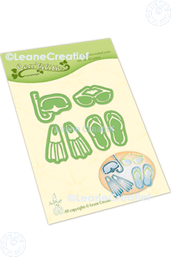 Picture of Lea’bilitie® Summer beach items  cut and embossing die 