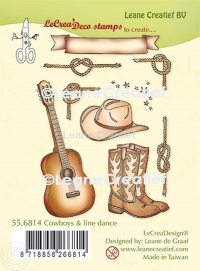 Image sur LeCreaDesign® tampon clair à combiner Cowboys et Danser
