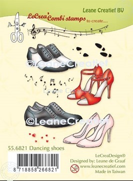 Picture of LeCreaDesign® combi clear stamp dancing shoes
