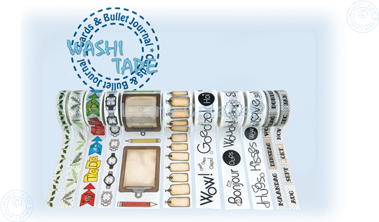 Picture of Washi tape Labels small, 30mm x 5m.