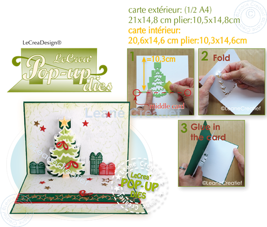 Picture of Lea’bilitie® Pop-Up Christmas Tree cut and embossing die