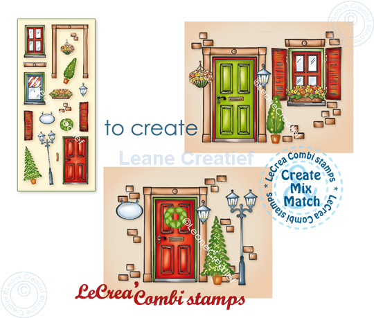 Picture of LeCreaDesign® combi clear stamp Little House      
