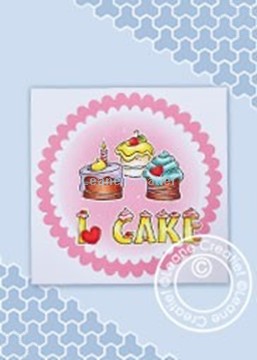 Afbeeldingen van I love cake stamp