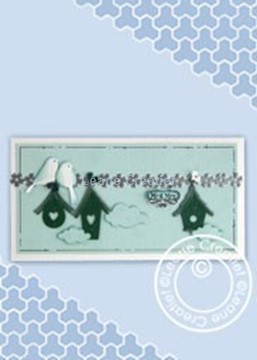 Picture of Birdhouses wedding card