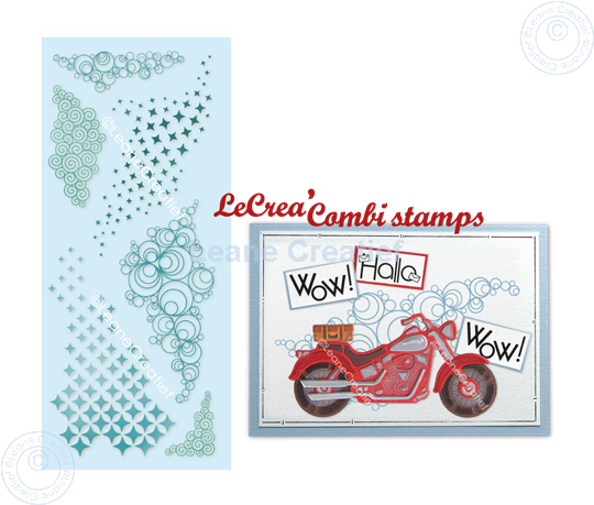 Picture of LeCreaDesign® deco clear stamp Structures 6.